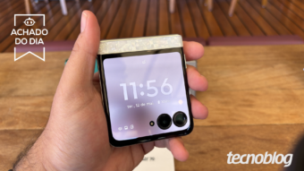 Novo dobrável da Motorola tem desconto de 22% com cupom disponível para novos seguidores da loja Motorola; telas AMOLED e câmeras de 50 MP são destaques