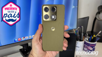 Motorola Signature (512 GB) tem tela AMOLED de 165 Hz e câmeras de 50 MP; celular ultra premium recebe desconto de 40% no Pix com cupom em oferta do Dia dos Pais 2026
