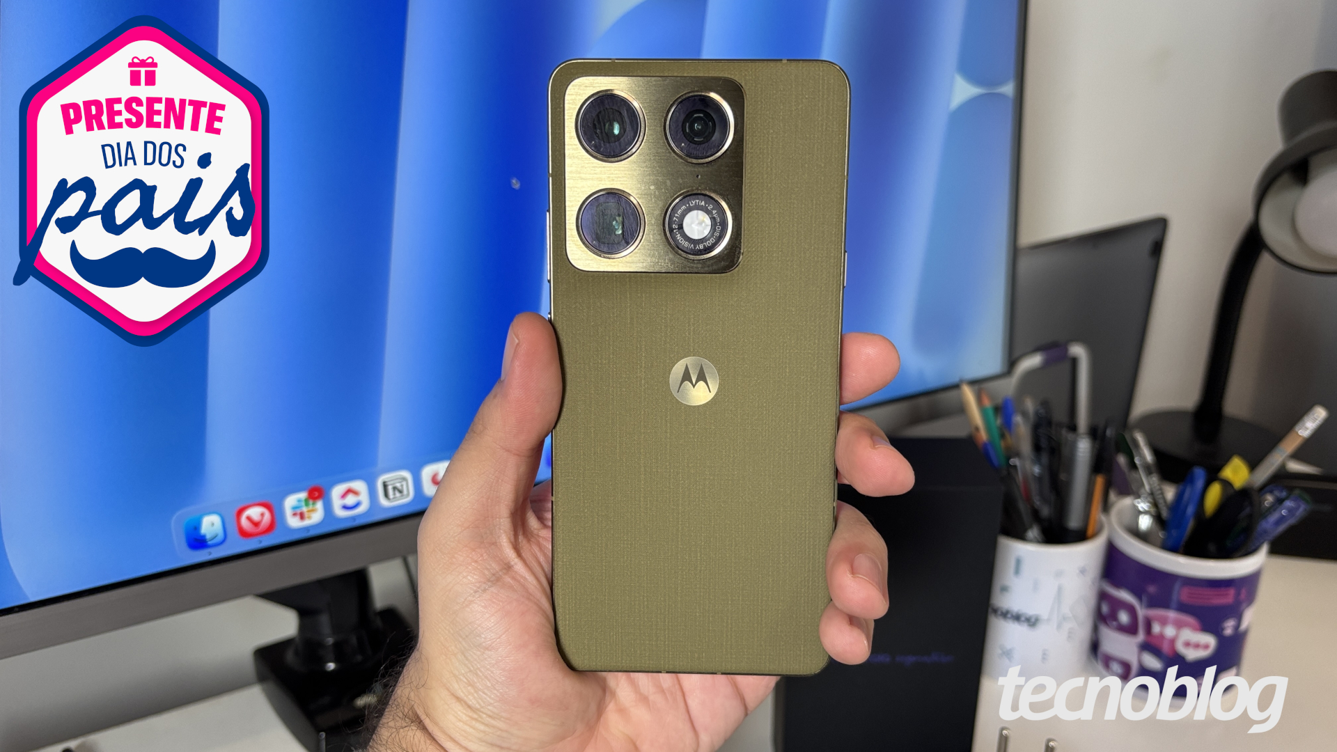 Dia dos Pais 2026: Motorola Signature fica 40% mais barato no Mercado Livre