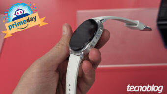 Galaxy Watch 8 LTE (40 mm) com tela AMOLED e sensor BioActive atinge o 2.º menor preço que já divulgamos com desconto de 56% no Pix