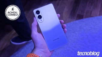 Galaxy S25 Edge com 512 GB, design fino, tela AMOLED e chipset premium sai por menos da metade do preço com pagamento via Pix no Mercado Livre