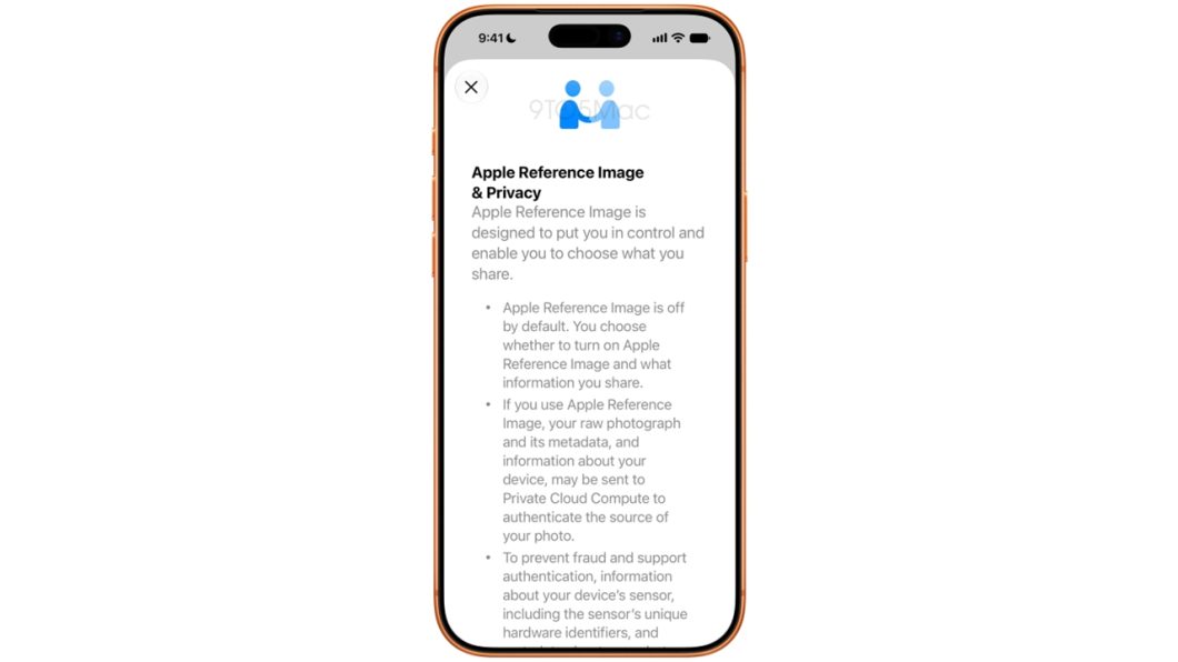 Apple Reference Image no iOS 27 beta 5