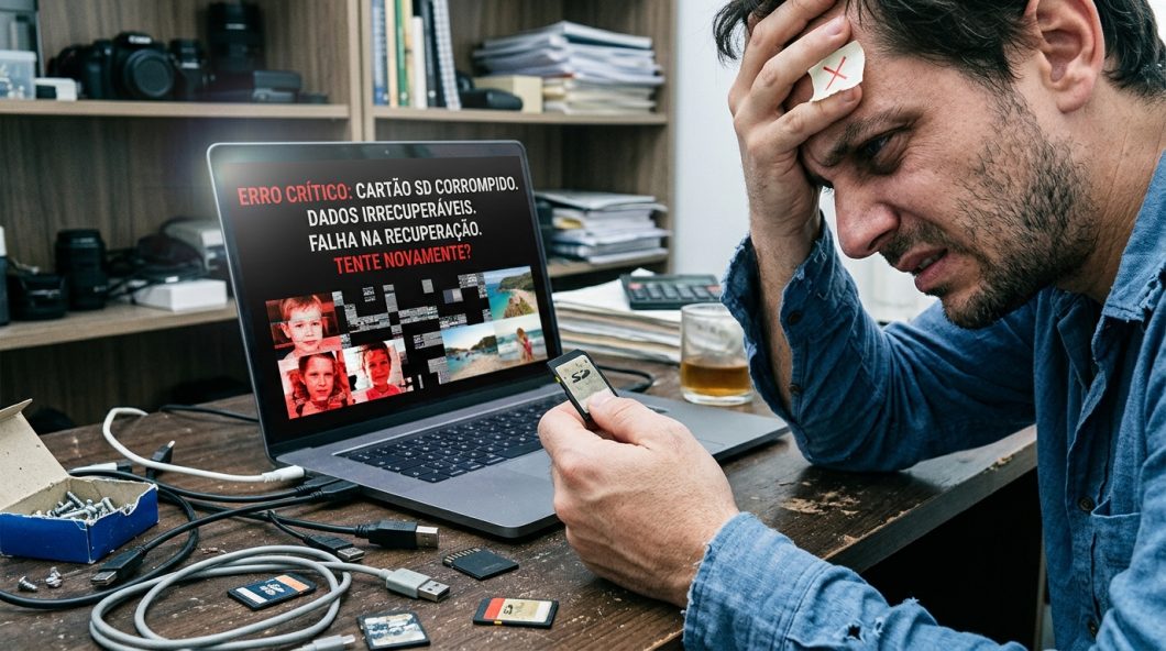 Como recuperar arquivos em um cartão SD em