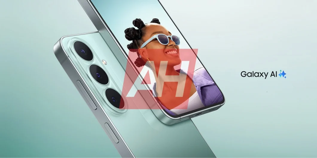 Imagens promocionais do Galaxy S26 FE com “Galaxy AI” e câmeras traseiras triplas