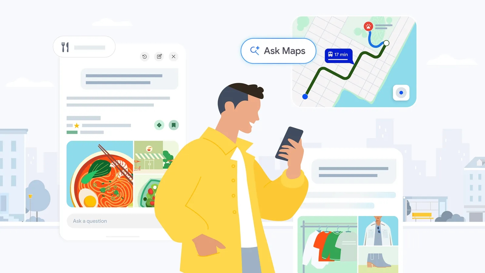 Google expande Pergunte ao Maps e já permite até pedir comida pelo app