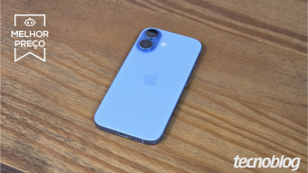 iPhone 17 de 512 GB alcança inédito 34% de desconto no pagamento via Pix. Smartphone da Apple utiliza tela OLED de 120 Hz, chip A19 (3 nm) e câmeras traseiras de 48 MP