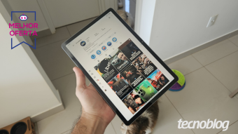 Lenovo Idea Tab Plus tem tela de 12,1 polegadas com alta resolução, RAM de 8 GB e bateria grande; tablet da Lenovo entra em oferta com cupom que acaba hoje