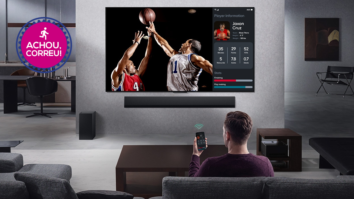 Smart TV LG QNED 50” recebe promoção do 8.8 por até 12x sem juros na Amazon