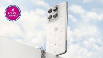 Edição Especial do Edge 70 (512 GB) tem cristais Swarovski na traseira; celular da Motorola com câmeras de 50 MP recebe desconto de 48% no Pix somado a cupom
