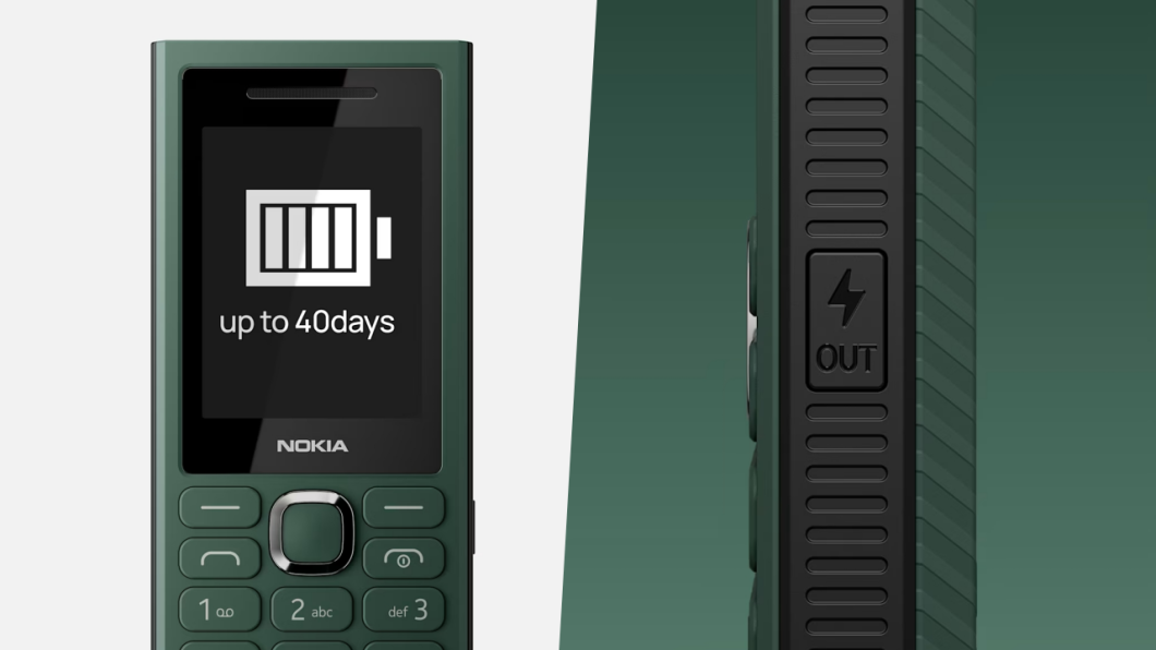 Nokia lança celular retrô com bateria de 3.700 mAh e função powerbank