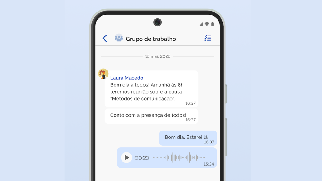 Captura de tela do aplicativo MSG Gov