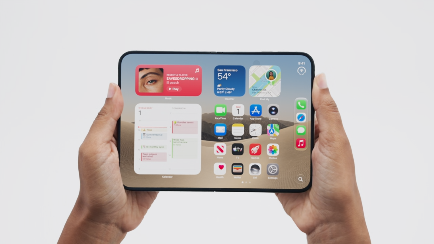 iPhone Duo, o primeiro celular dobrável da Apple, é anunciado nos EUA